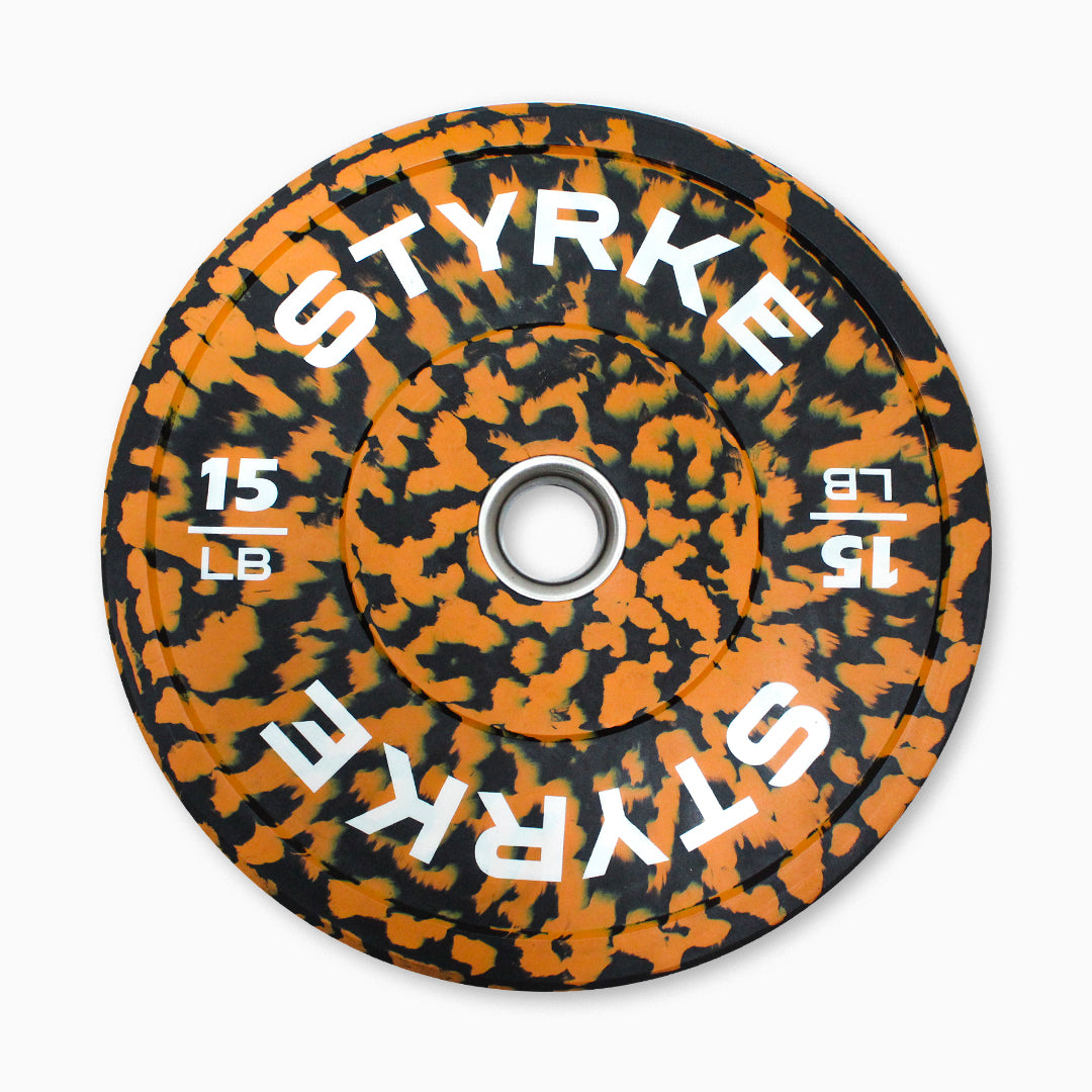 Disco OlimpicoSTYRKE Alpha Flekos15lb Naranja