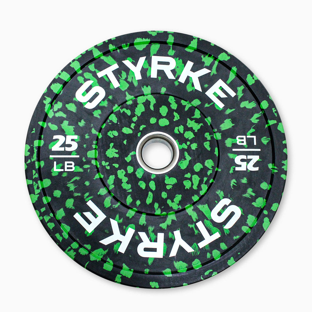Disco OlimpicoSTYRKE Alpha Flekos25lb Verde