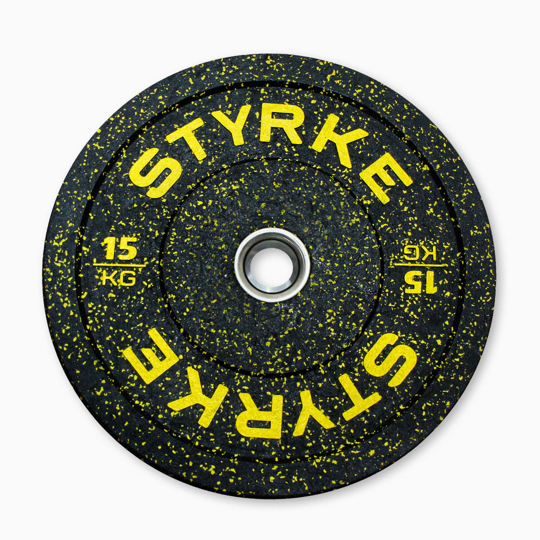 Disco OlimpicoSTYRKE H-Temp 15kg Amarillo