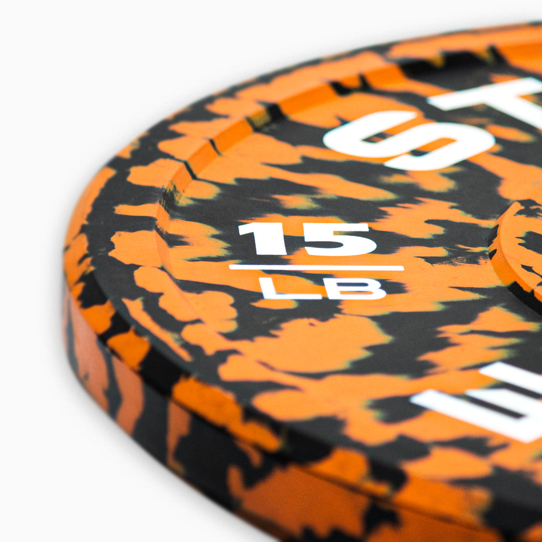 Disco OlimpicoSTYRKE Alpha Flekos15lb Naranja