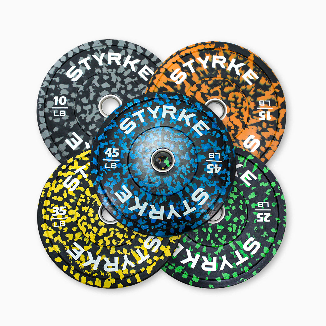 Disco OlimpicoSTYRKE Alpha Flekos45lb Azul