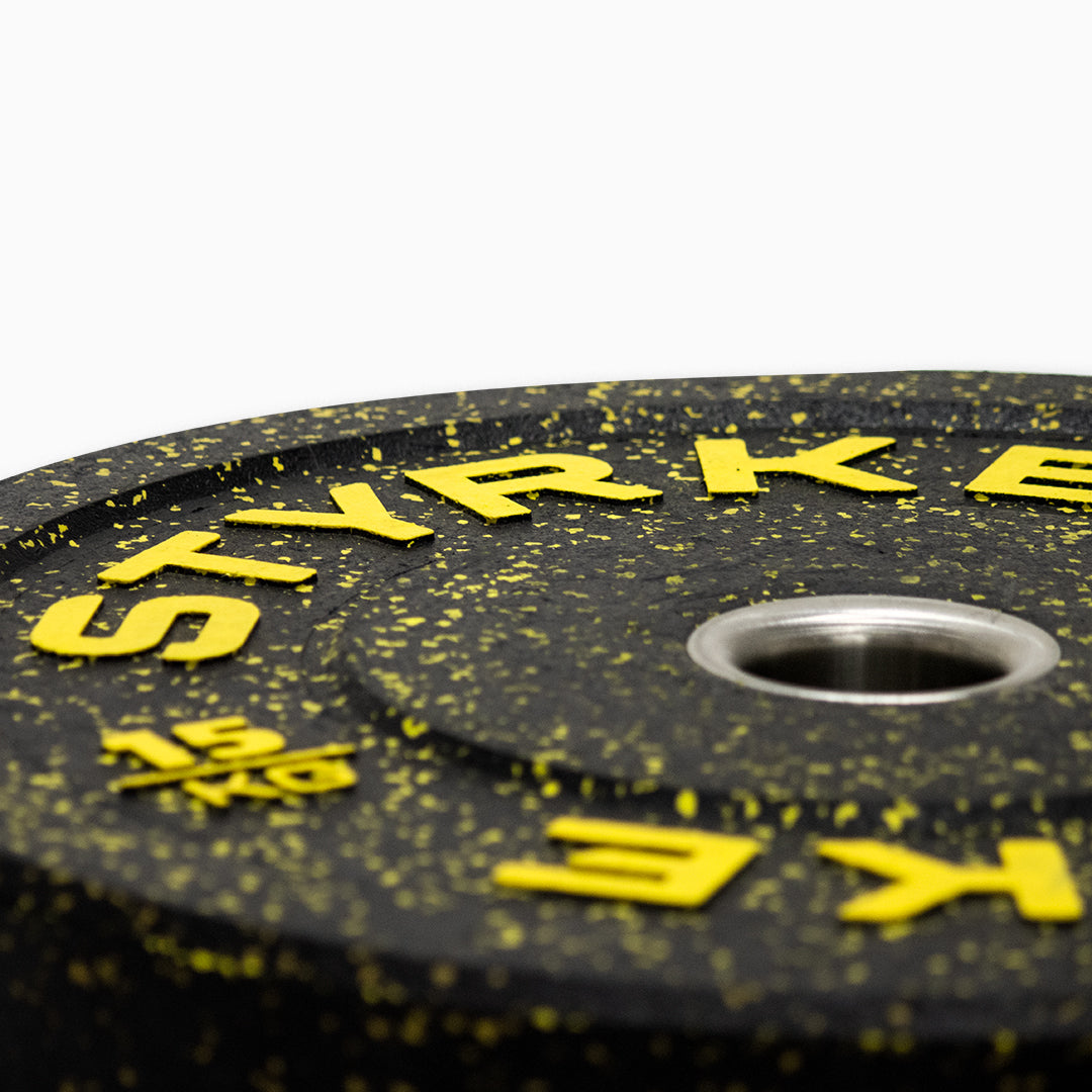 Disco OlimpicoSTYRKE H-Temp 15kg Amarillo