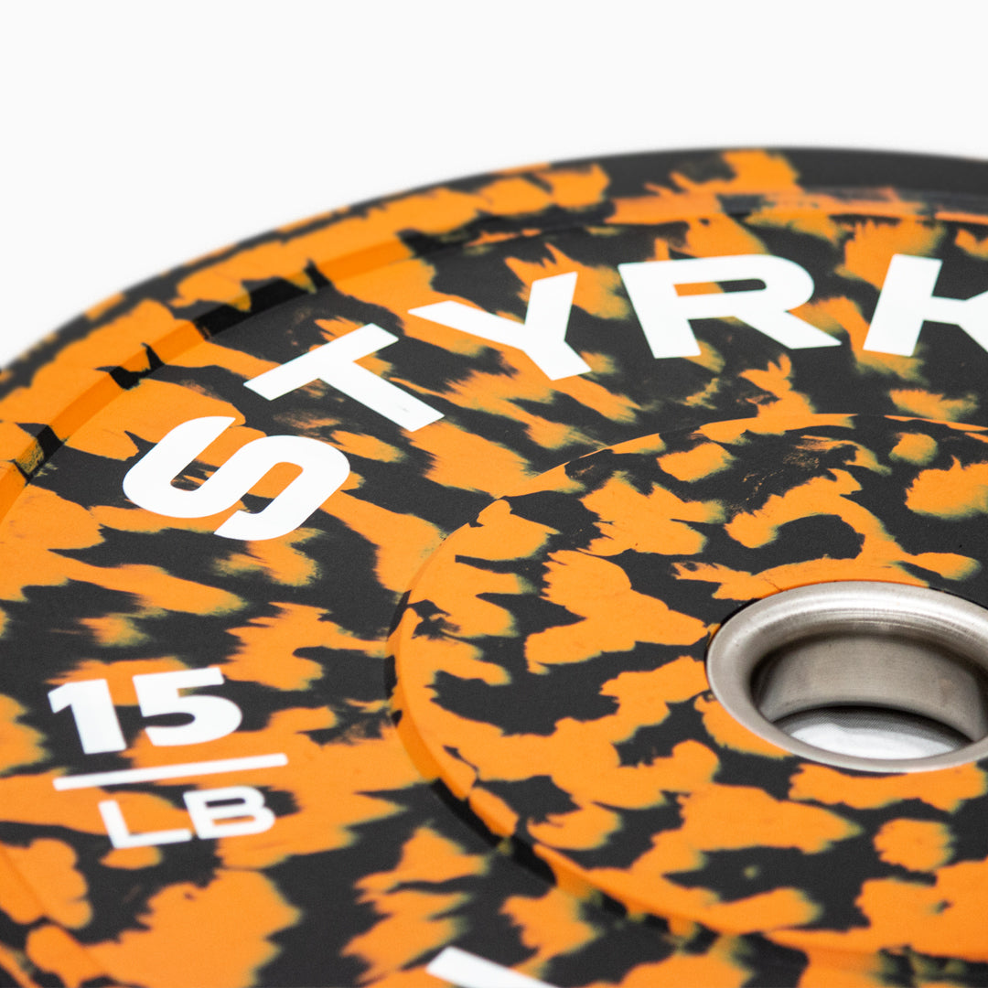 Disco OlimpicoSTYRKE Alpha Flekos15lb Naranja