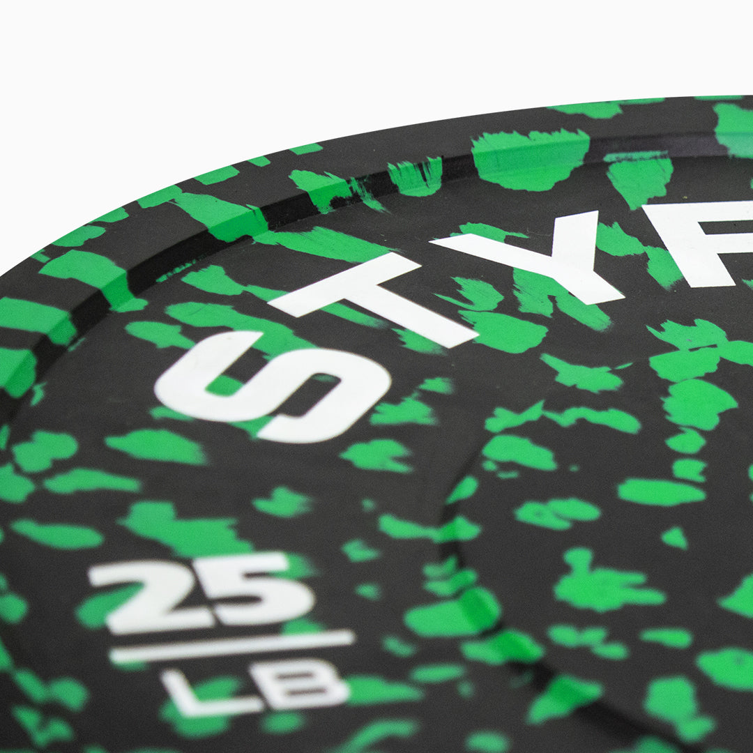 Disco OlimpicoSTYRKE Alpha Flekos25lb Verde