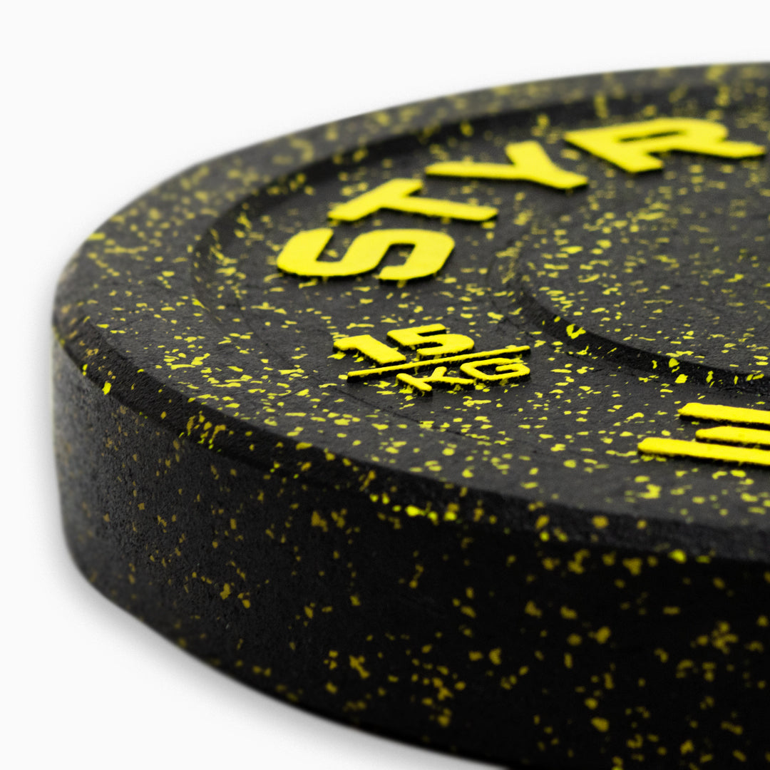 Disco OlimpicoSTYRKE H-Temp 15kg Amarillo